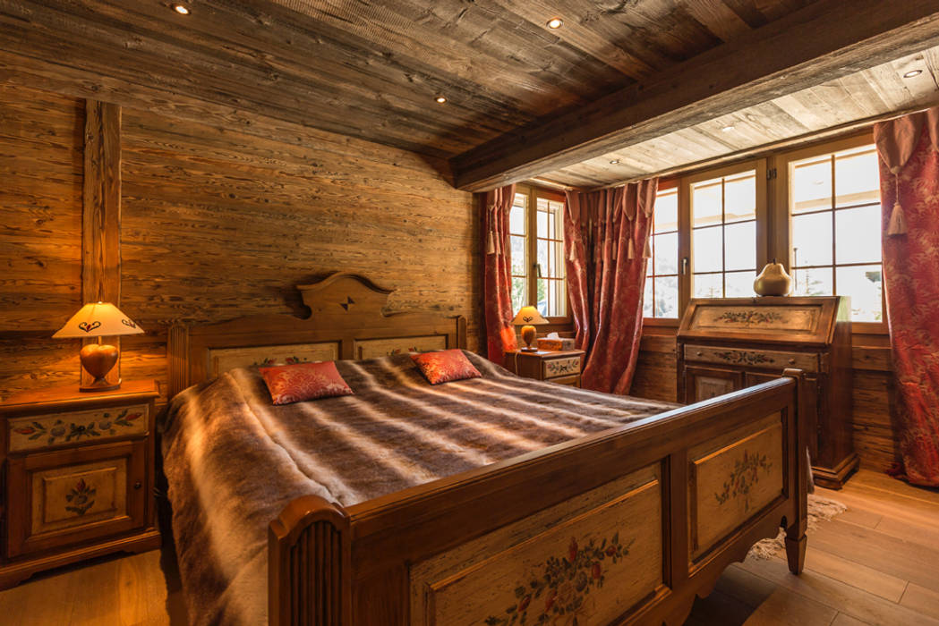 Gäste-schlafzimmer rustikale schlafzimmer von rh-design innenausbau