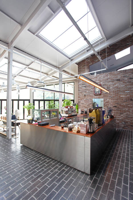 Openalley Coffee Roasting factory, AnLstudio AnLstudio Commercial spaces Commercial Spaces