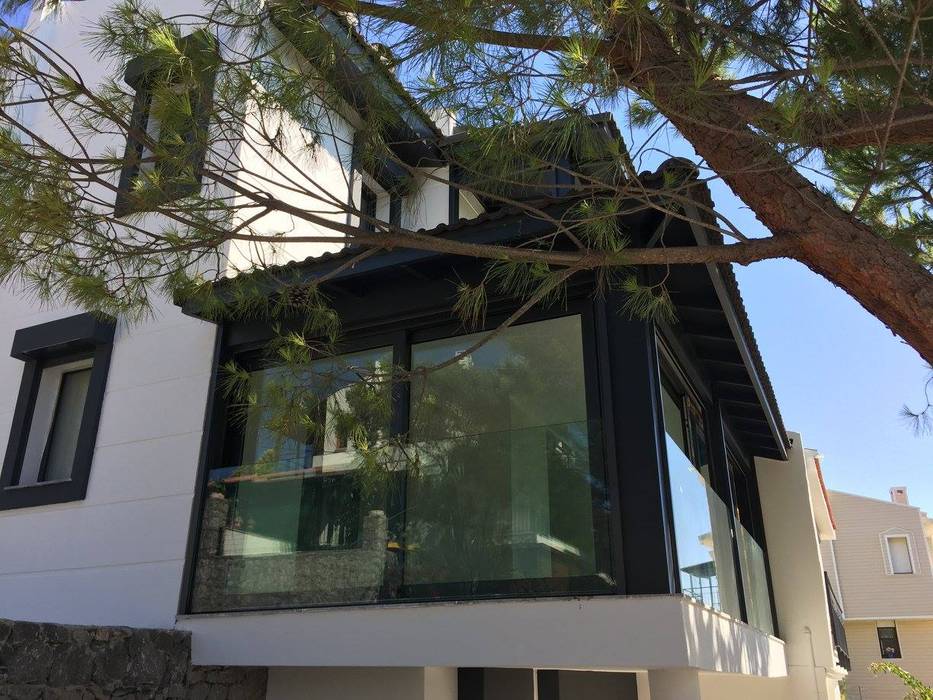 Boyalık Villa #33, D'arc Tasarım D'arc Tasarım Moderne huizen Aluminium / Zink