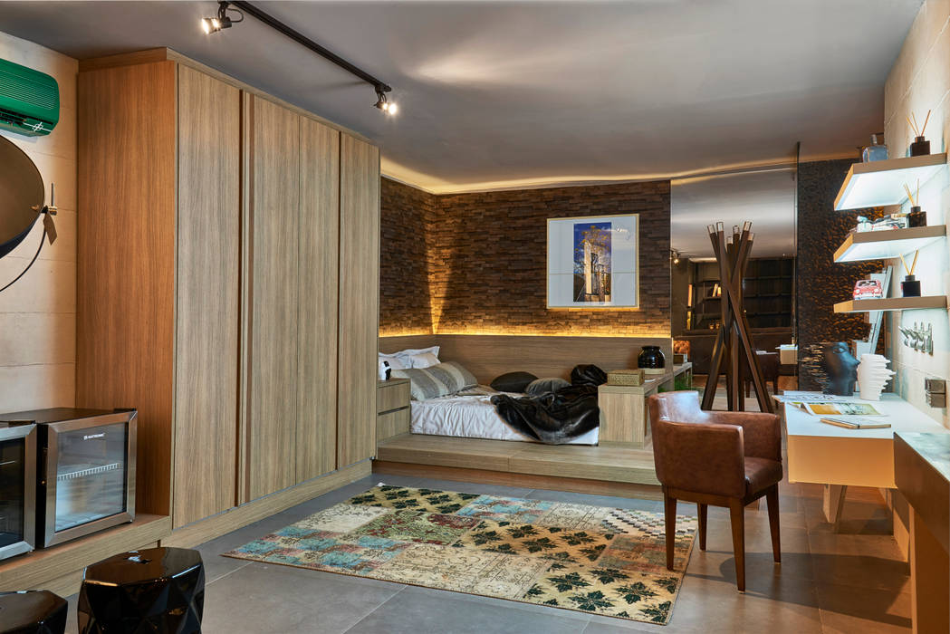 Decora Líder Brasília - Loft Soho, Lider Interiores Lider Interiores Salas de estar modernas