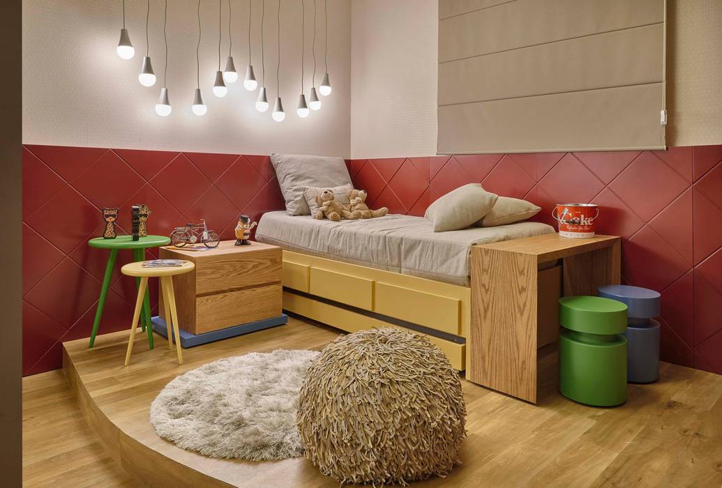 Decora Líder Belo Horizonte - Quarto da Criança, Lider Interiores Lider Interiores Quarto infantil moderno Mobiliário,Propriedade,Conforto,Decoração,Construção,Madeira,Mesa,Design de interiores,Iluminação,Têxtil