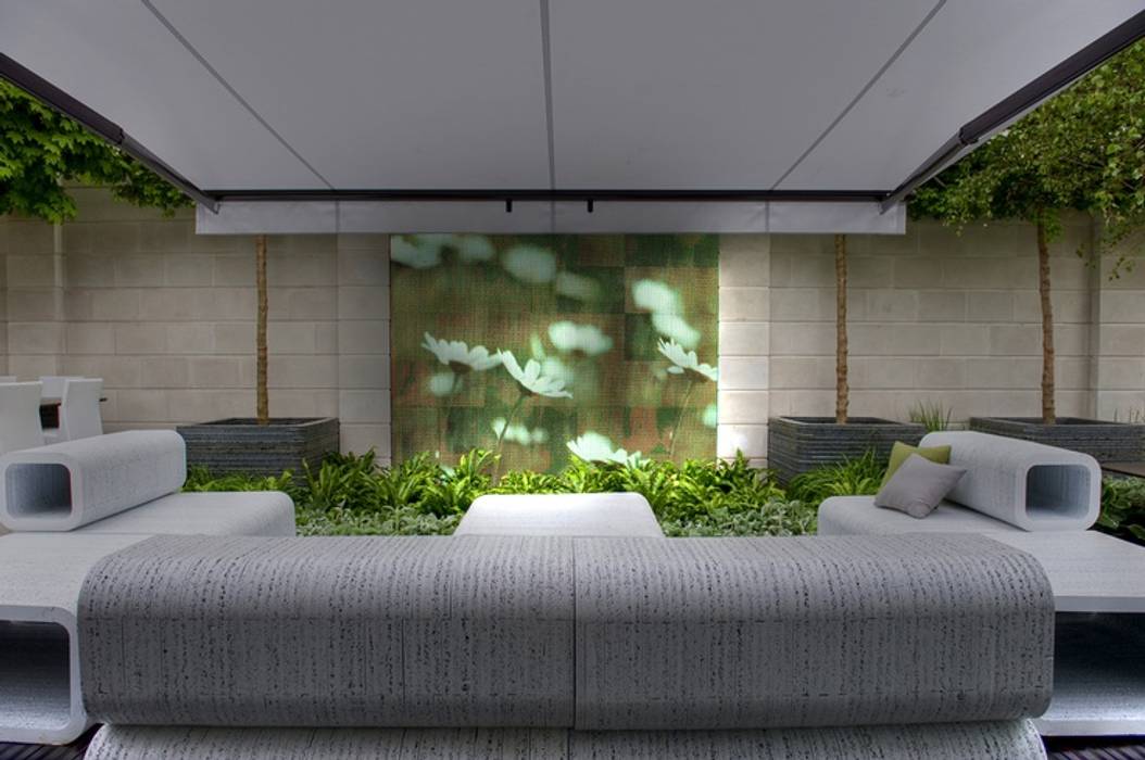 Chelsea Flower Show 2012 : The Rootop Workplace of Tomorrow Aralia Commercial spaces Wood Wood effect Office buildings