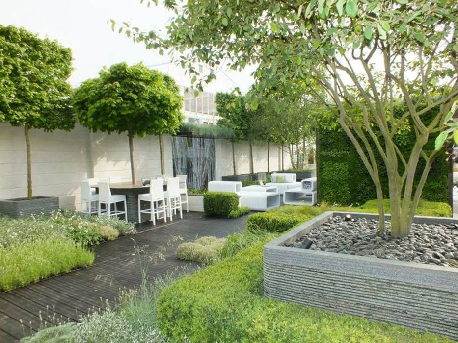 Chelsea Flower Show 2012 : The Rootop Workplace of Tomorrow Aralia Commercial spaces Wood Wood effect Office buildings