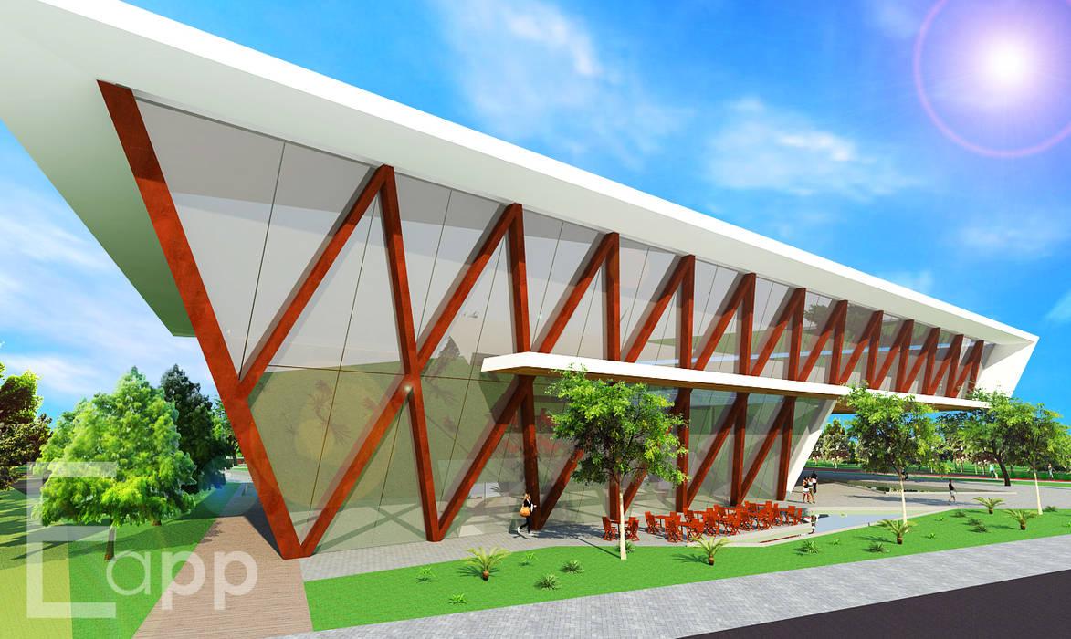 Centro Cultural de Joinville (Trabalho Acadêmico) , Estúdio Criativo Arquitetura e Interiores Estúdio Criativo Arquitetura e Interiores Espaços comerciais Escolas