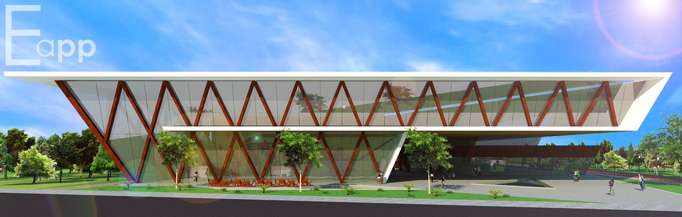 Centro Cultural de Joinville (Trabalho Acadêmico) , Estúdio Criativo Arquitetura e Interiores Estúdio Criativo Arquitetura e Interiores Espaços comerciais Escolas