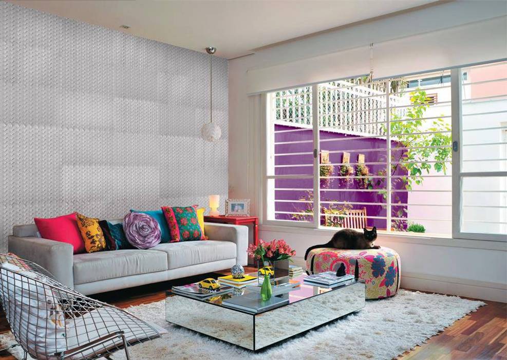 REVESTIMIENTOS DE CEMENTO, Bara Bara Modern Living Room
