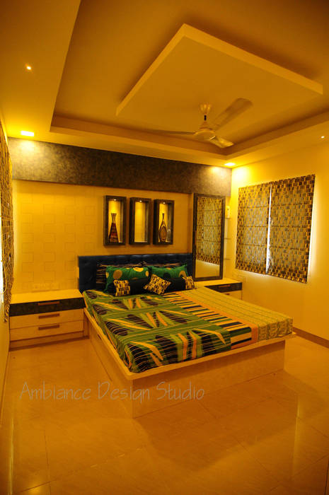Mr Siddhart Shandilya, Ambiance Design Studio Ambiance Design Studio Minimalist bedroom