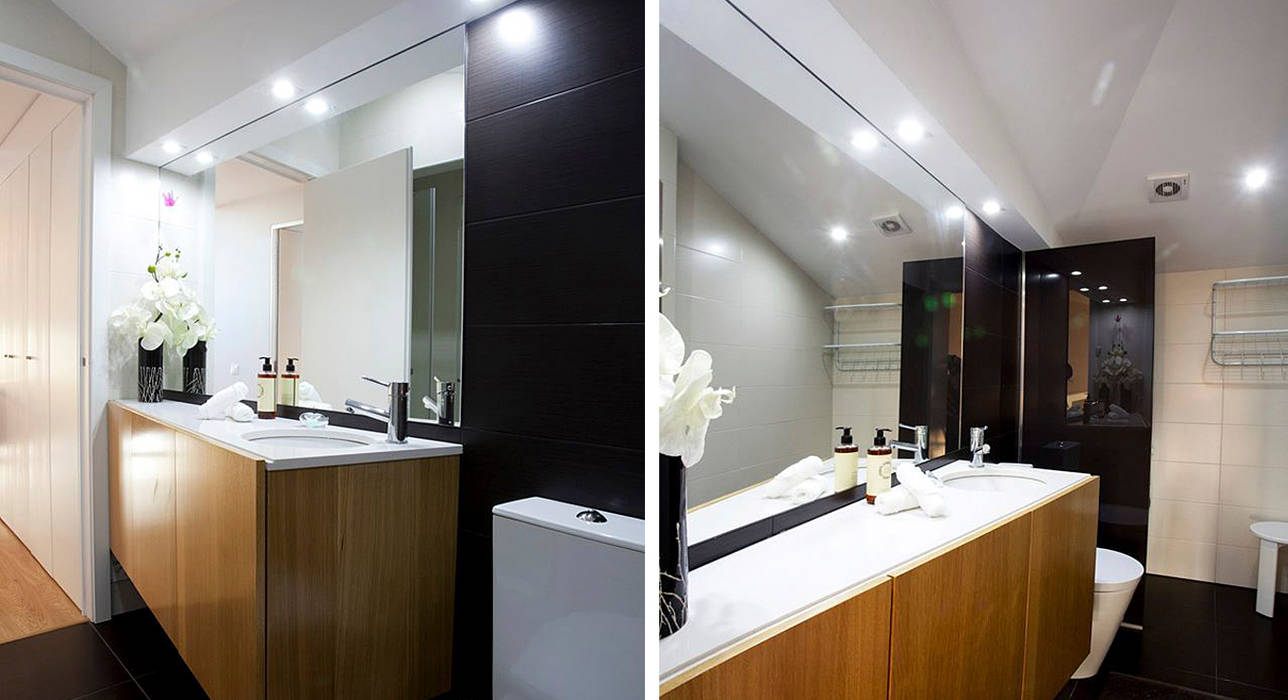 Edifício habitacional, Alves Dias arquitetos Alves Dias arquitetos Eclectic style bathroom