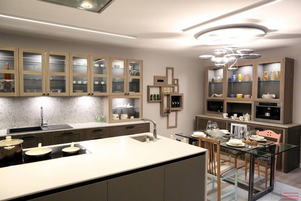 Diseño de Cocina de Casa Decor 2015, Línea 3 Cocinas Madrid Línea 3 Cocinas Madrid 클래식스타일 주방 석영