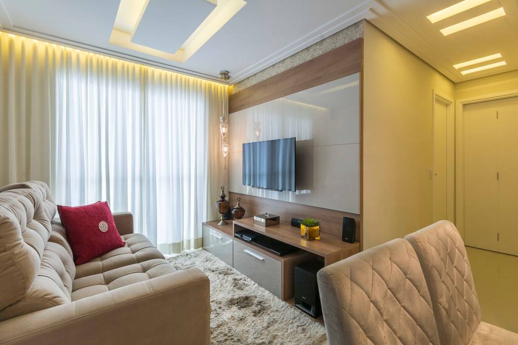 Obra Santo Andre Silvana Borzi Design Salas de estar modernas