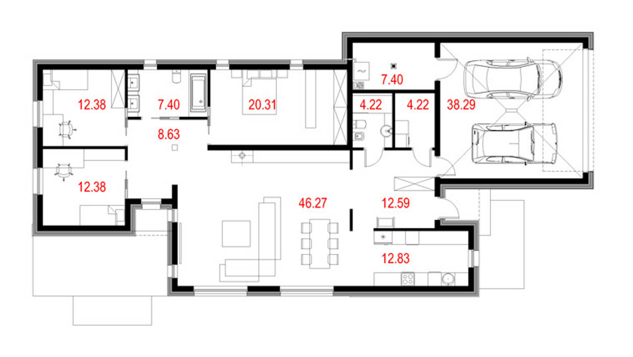 Projekty domów - House 11, Majchrzak Pracownia Projektowa Majchrzak Pracownia Projektowa