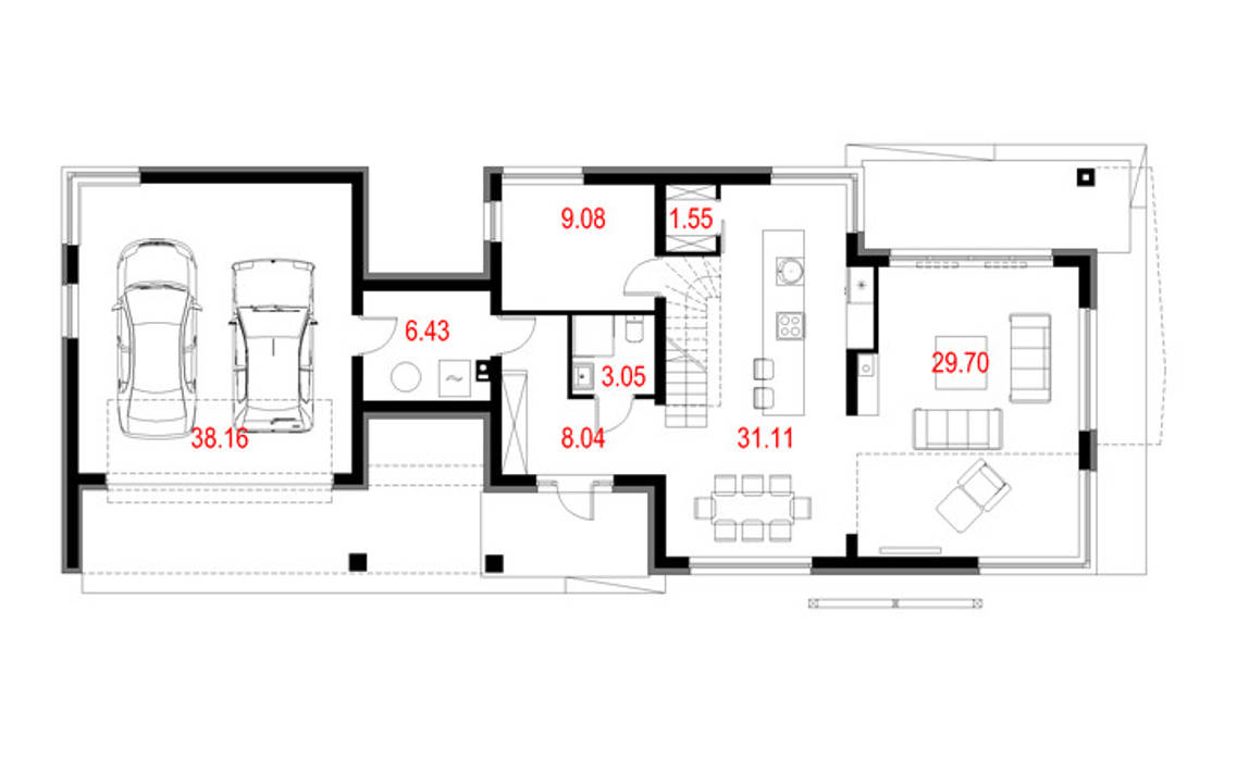 Projekty domów - House 10.1 Majchrzak Pracownia Projektowa dom,dompp,majchrzak,majchrzak pracownia projektowa,projekty domów,projekty gotowe,projekty indywidualne,house 10.1