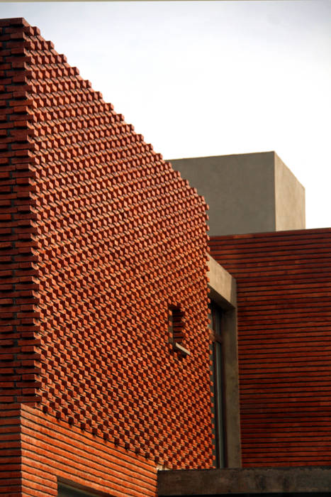 Vivienda Unifamiliar , AGUIRRE+VAZQUEZ AGUIRRE+VAZQUEZ Modern houses Bricks