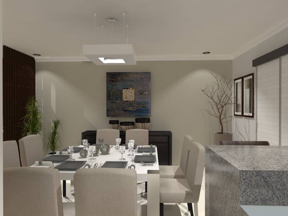 PROYECTO SAYAVEDRA, AurEa 34 -Arquitectura tu Espacio- AurEa 34 -Arquitectura tu Espacio- Modern dining room