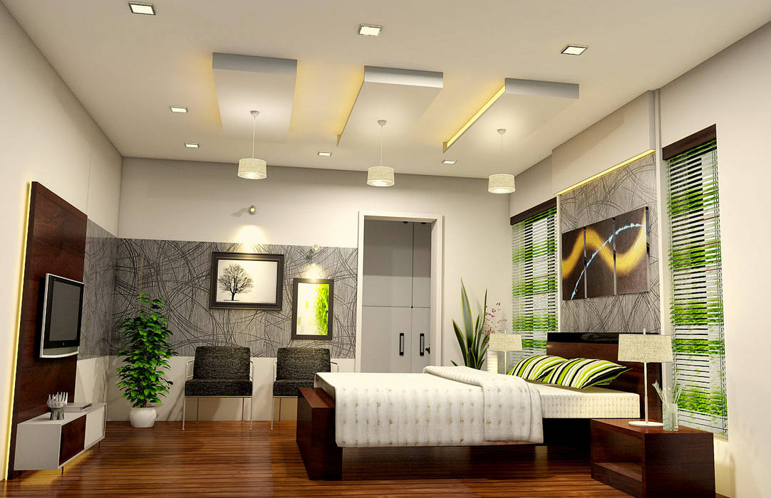 Bedroom Design BN Architects Modern style bedroom