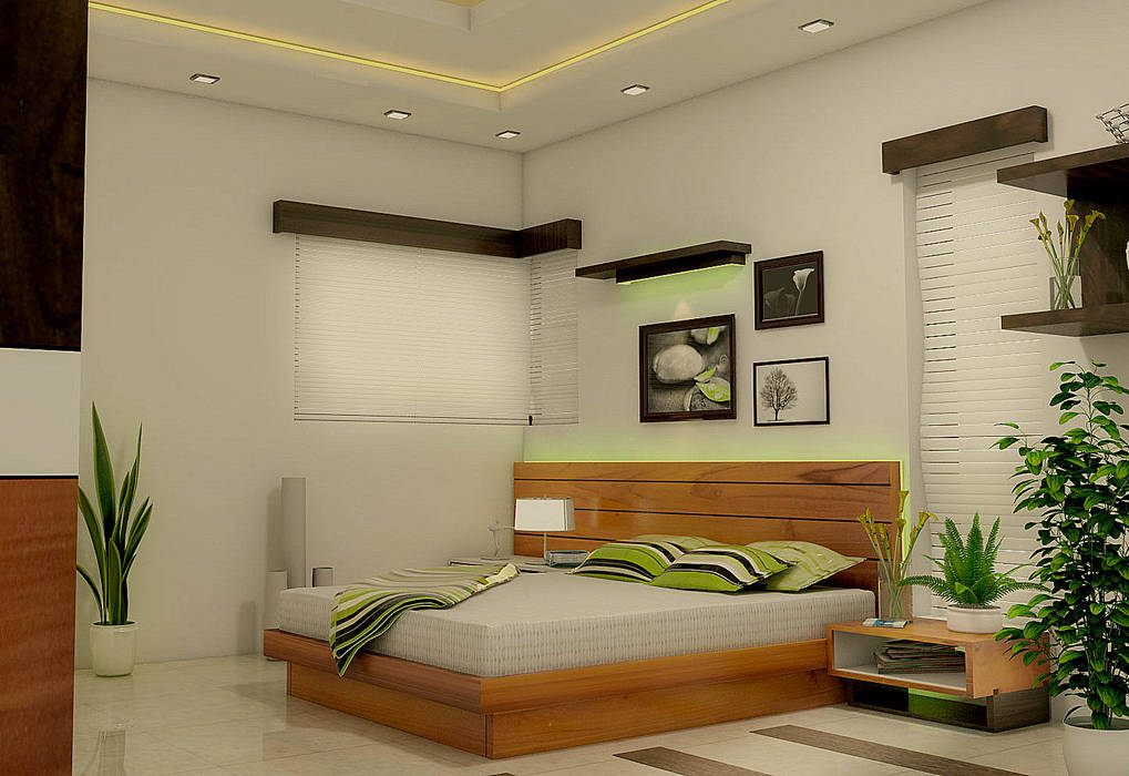 Bedroom BN Architects Modern style bedroom