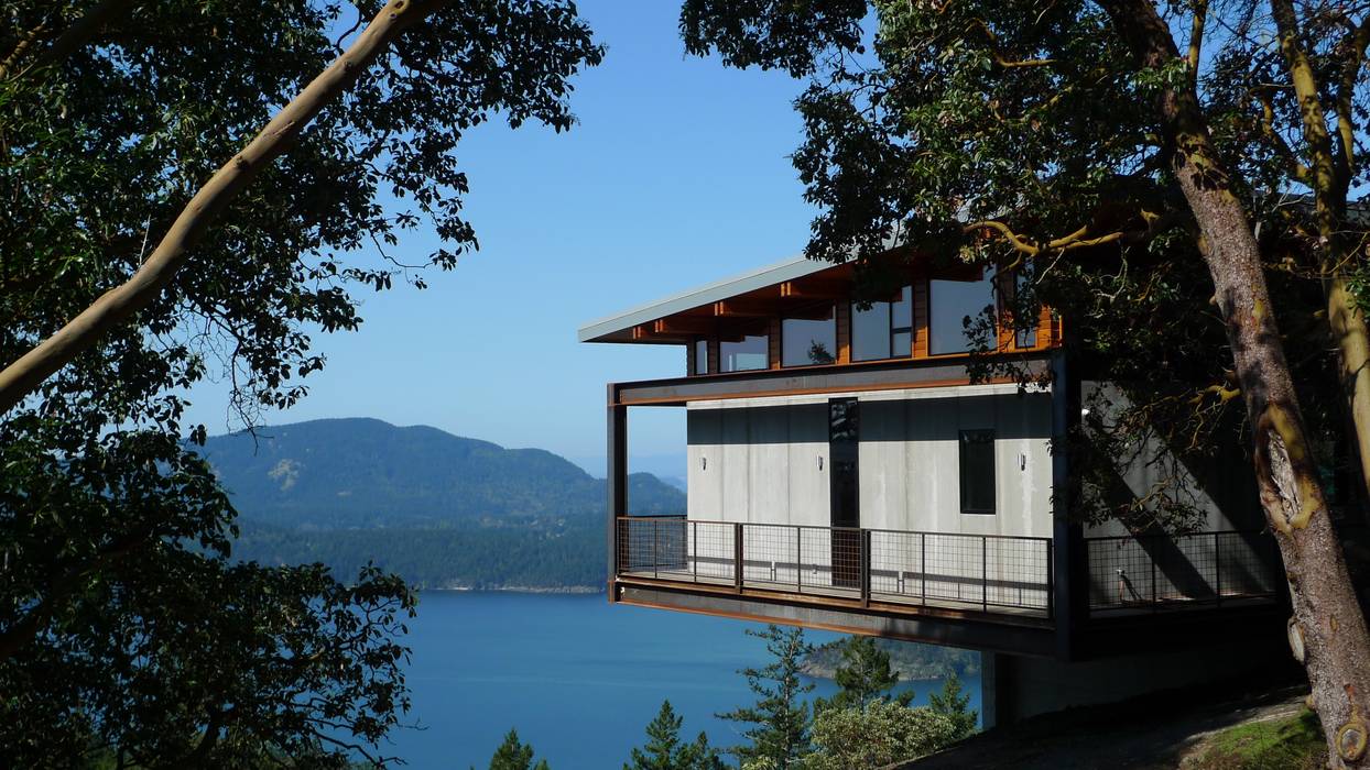 Buck Mountain House, Indigo, USA | Viroc Viroc Walls Grey