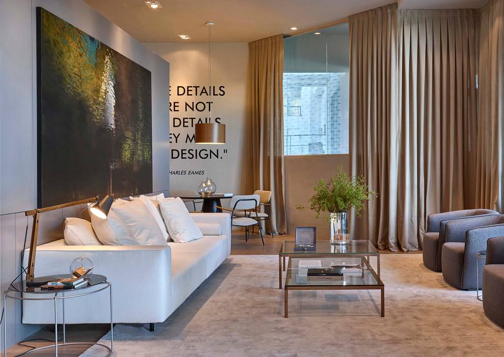 Decora Lider Rio de Janeiro - Living Multiuso, Lider Interiores Lider Interiores غرفة المعيشة