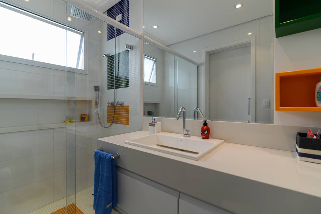 Residência Jardim Avelino, LAM Arquitetura | Interiores LAM Arquitetura | Interiores Modern bathroom