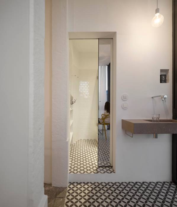 Príncipe real apartment lisbon, fala fala ห้องน้ำ