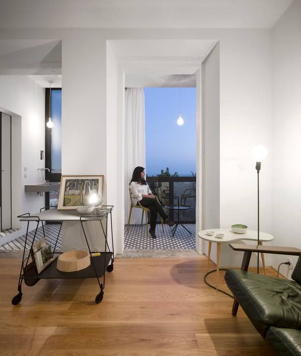 Príncipe real apartment lisbon, fala fala Modern living room