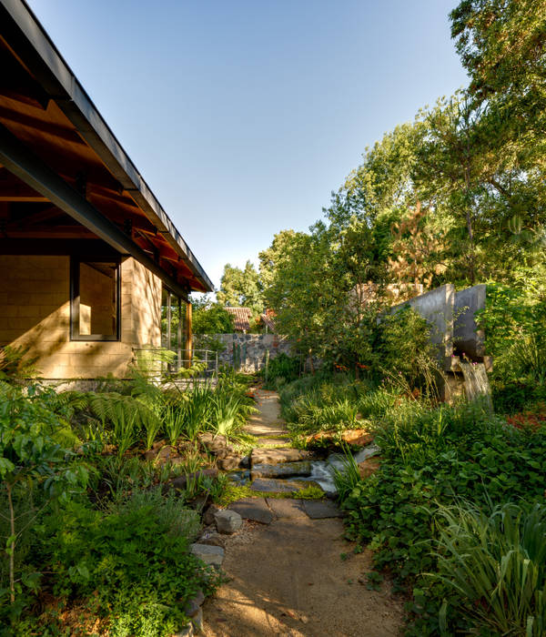 Laboratorio Botánico El Humedal, TAAR / TALLER DE ARQUITECTURA DE ALTO RENDIMIENTO TAAR / TALLER DE ARQUITECTURA DE ALTO RENDIMIENTO モダンな庭