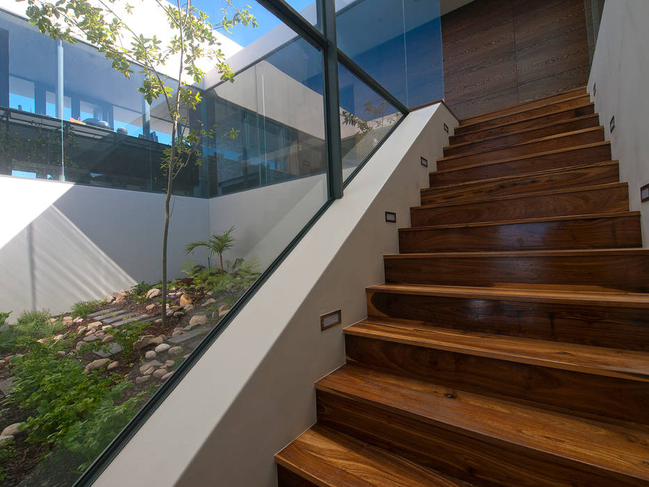 Villa Wilderness, van ringen architecten van ringen architecten Modern Corridor, Hallway and Staircase