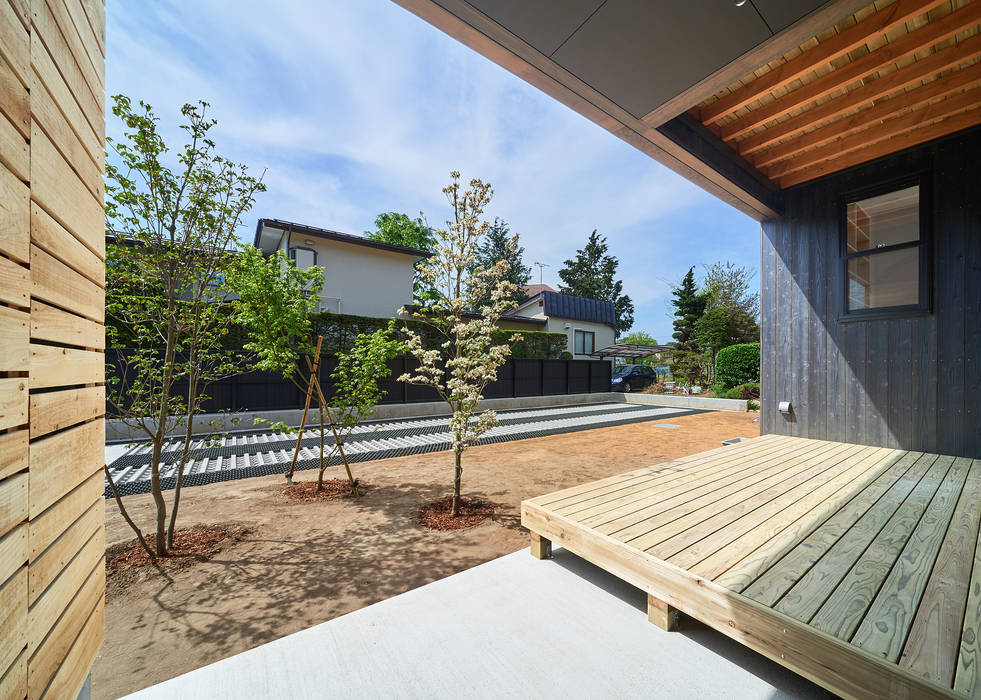 小布施の家, 君島弘章建築設計事務所 君島弘章建築設計事務所 Casas de estilo moderno Madera Acabado en madera