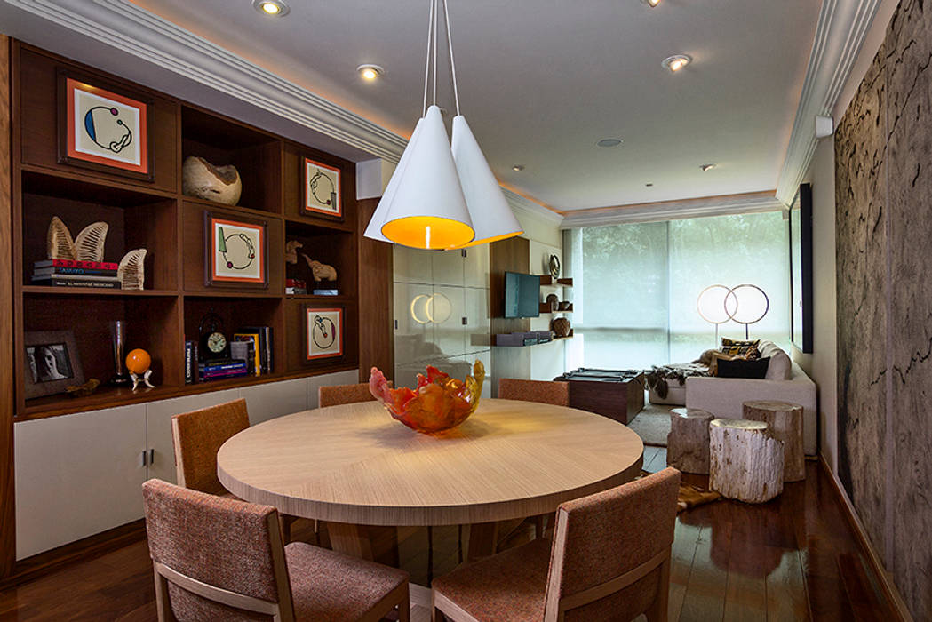 Residencia Toronjos, Olivia Aldrete Haas Olivia Aldrete Haas Modern dining room