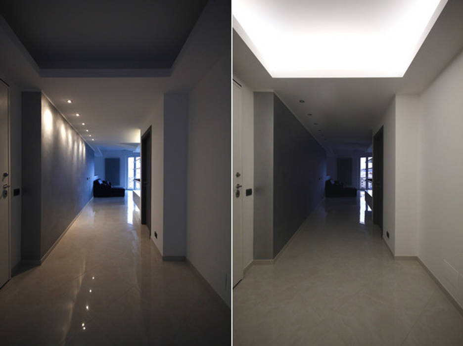 CASA D&F, Andrea Orioli Andrea Orioli Ingresso, Corridoio & Scale in stile moderno