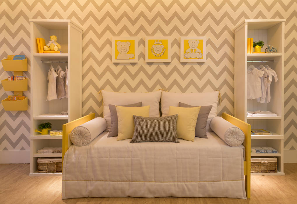 Quarto do bebê, Carpaneda & Nasr Carpaneda & Nasr Modern style bedroom