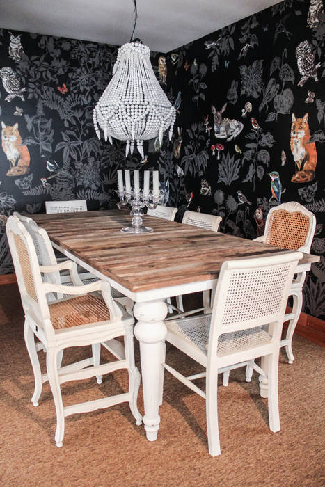 Gavetão- Decoração de Interiores Comedores de estilo rústico