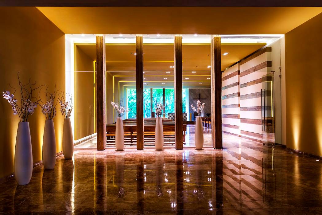 Grand Velas Riviera Maya / Velas Resorts., MC Design MC Design Giardino interno Legno massello Variopinto Paesaggio d'interni