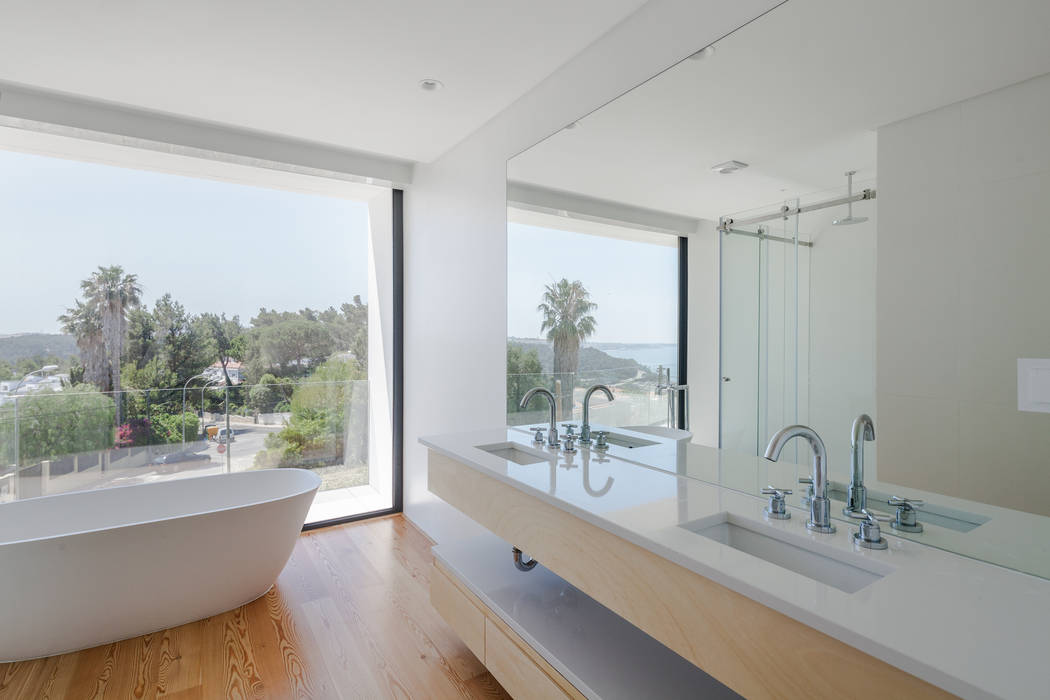 JC House JPS Atelier - Arquitectura, Design e Engenharia Casas de banho modernas
