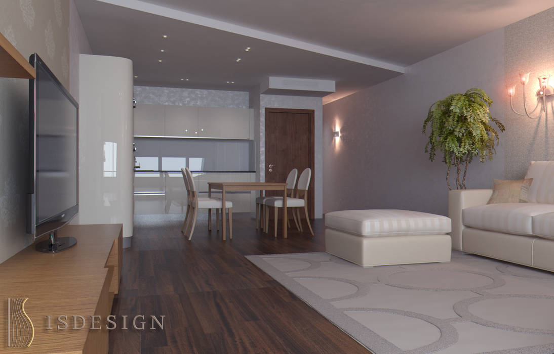 Гостиная ISDesign group s.r.o. Гостиная в классическом стиле