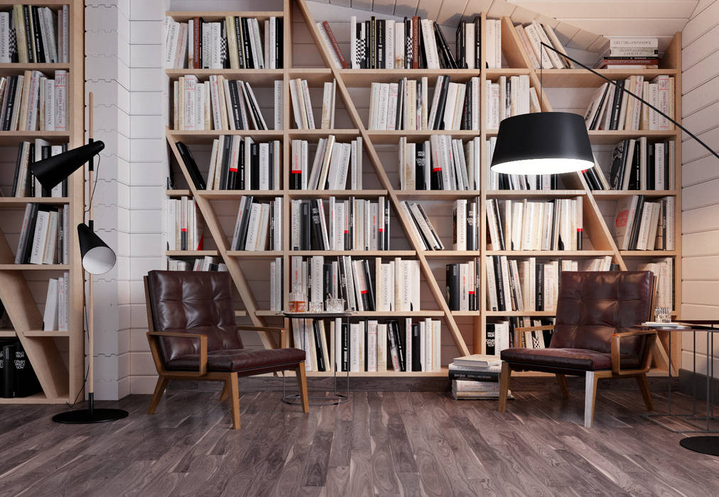 homify Study/office لکڑی Wood effect