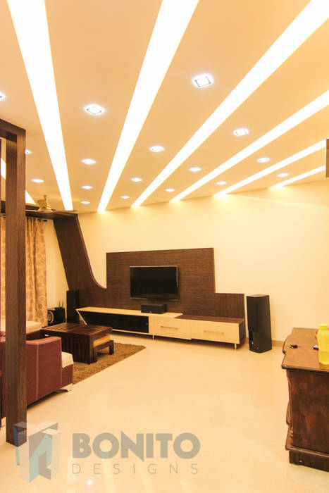 Living room false ceiling style homify Asian style living room