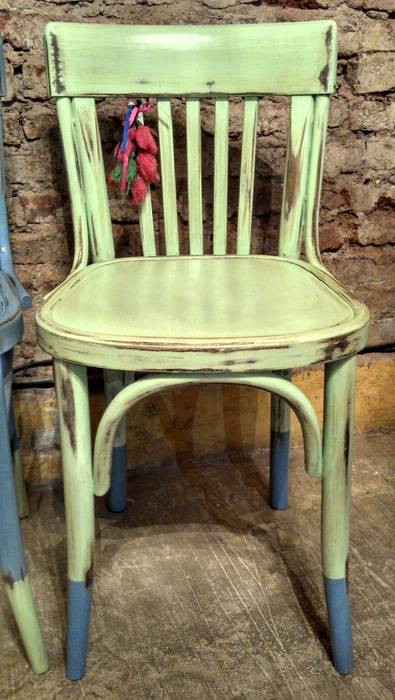 ANTIGUA SILLAS THONET DE BAR Muebles eran los de antes - Buenos Aires Cocinas rústicas Madera maciza Multicolor Mesas y sillas