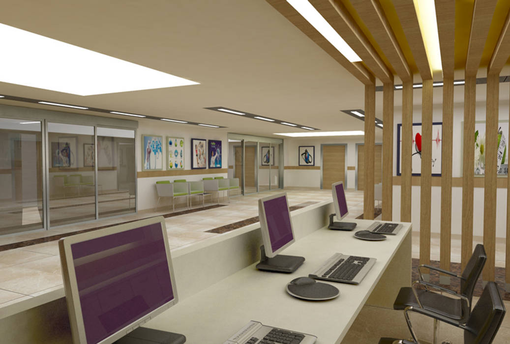 Medicine Hospital konsept tasarımı ve uygulama danışmanlığı, ARCHES DESIGN ARCHES DESIGN Ticari alanlar Hastaneler