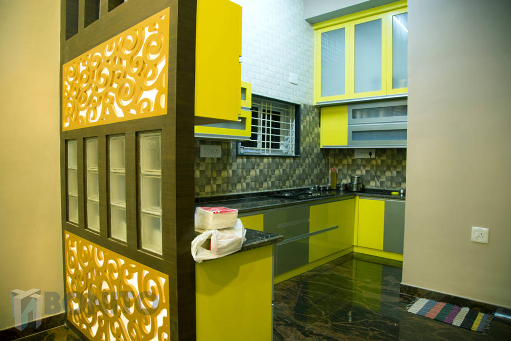 Kitchen partition design homify Asian style kitchen