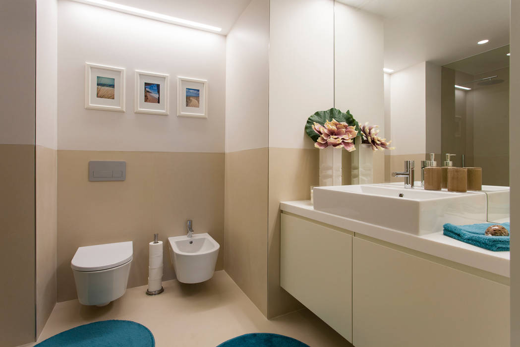 Banheiros modernos por Traço Magenta - Design de Interiores Moderno