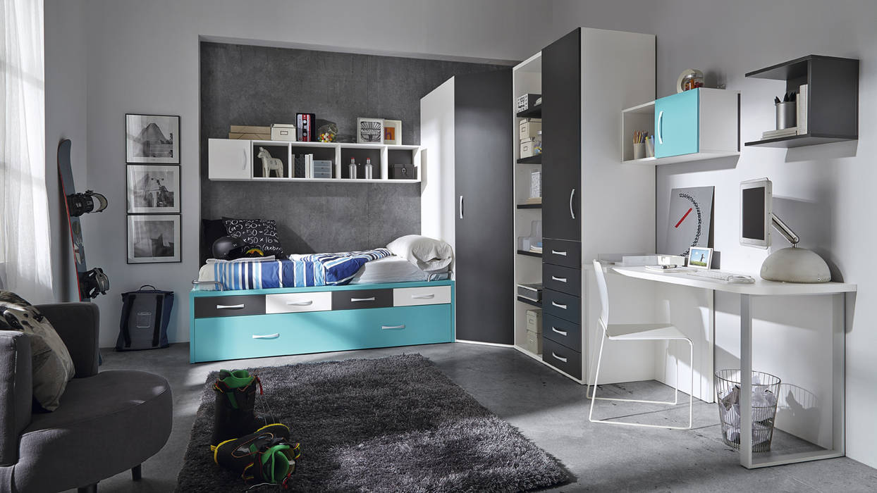 Base.3, MUEBLES ORTS MUEBLES ORTS Modern style bedroom Chipboard Beds & headboards