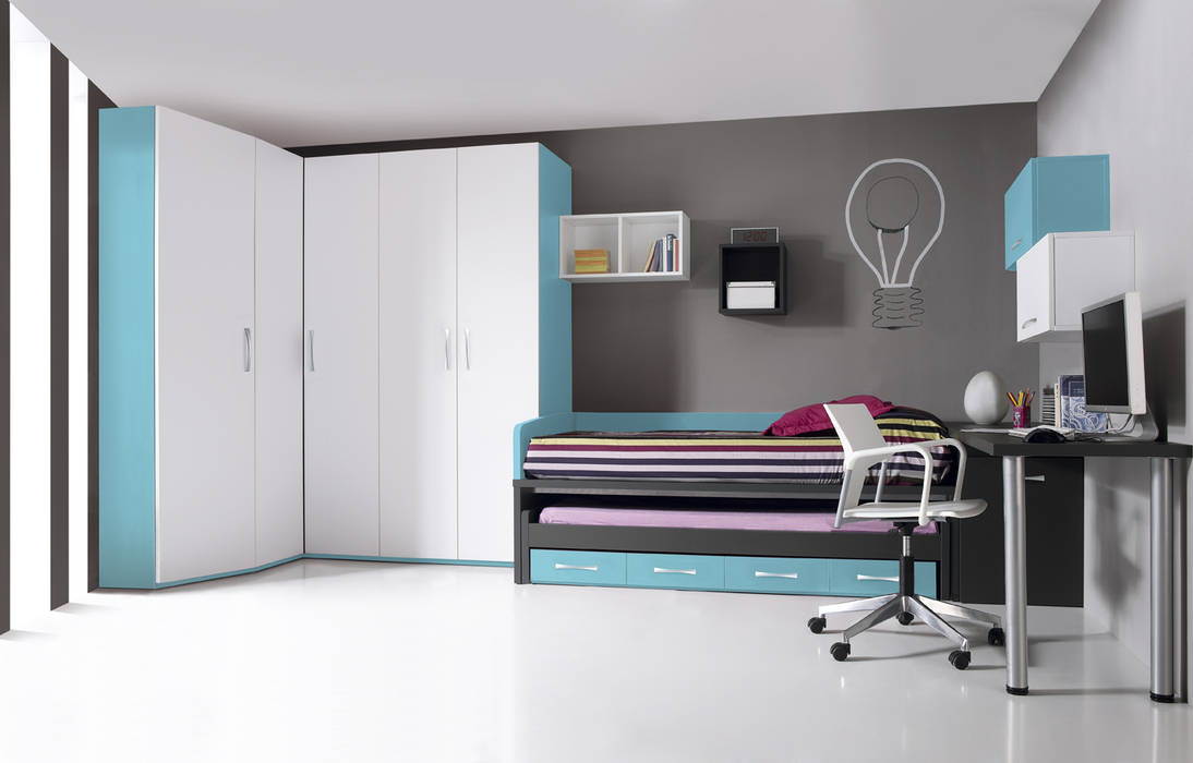 Base.3, MUEBLES ORTS MUEBLES ORTS Modern Bedroom Chipboard Beds & headboards