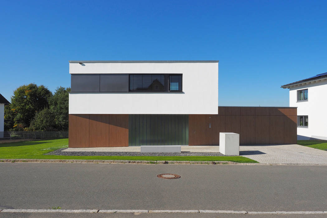 Wohnhaus in Moosbach 2015, Fichtner Gruber Architekten PartG mbB Fichtner Gruber Architekten PartG mbB Casas modernas