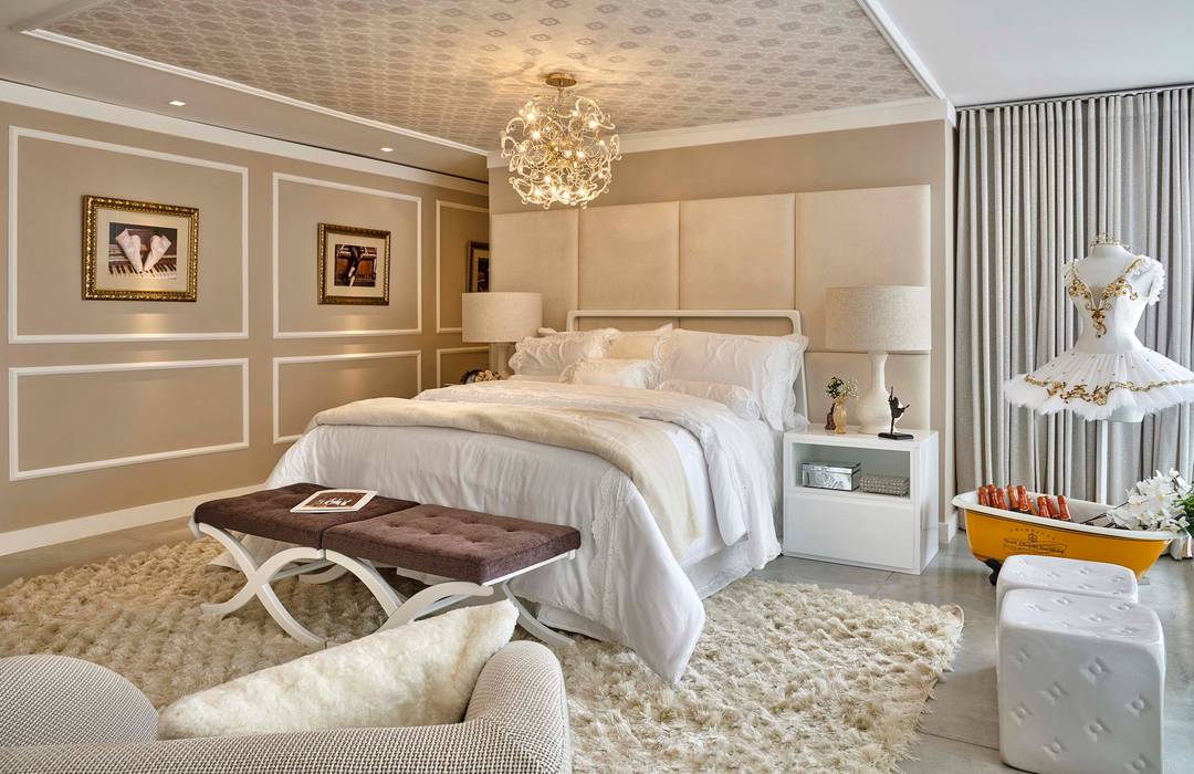 Decora Lider Salvador - Quarto Rosana Abubakir, Lider Interiores Lider Interiores Modern style bedroom