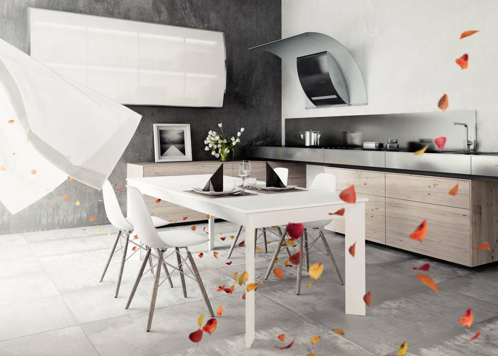 Interior Render, Visual4d - Rendering&Multimedia Visual4d - Rendering&Multimedia Cozinhas minimalistas Mesas e cadeiras