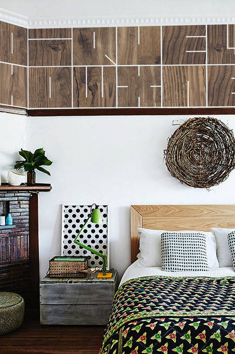 Module wallpaper, U2 U2 Paredes y pisos de estilo escandinavo Papel tapiz