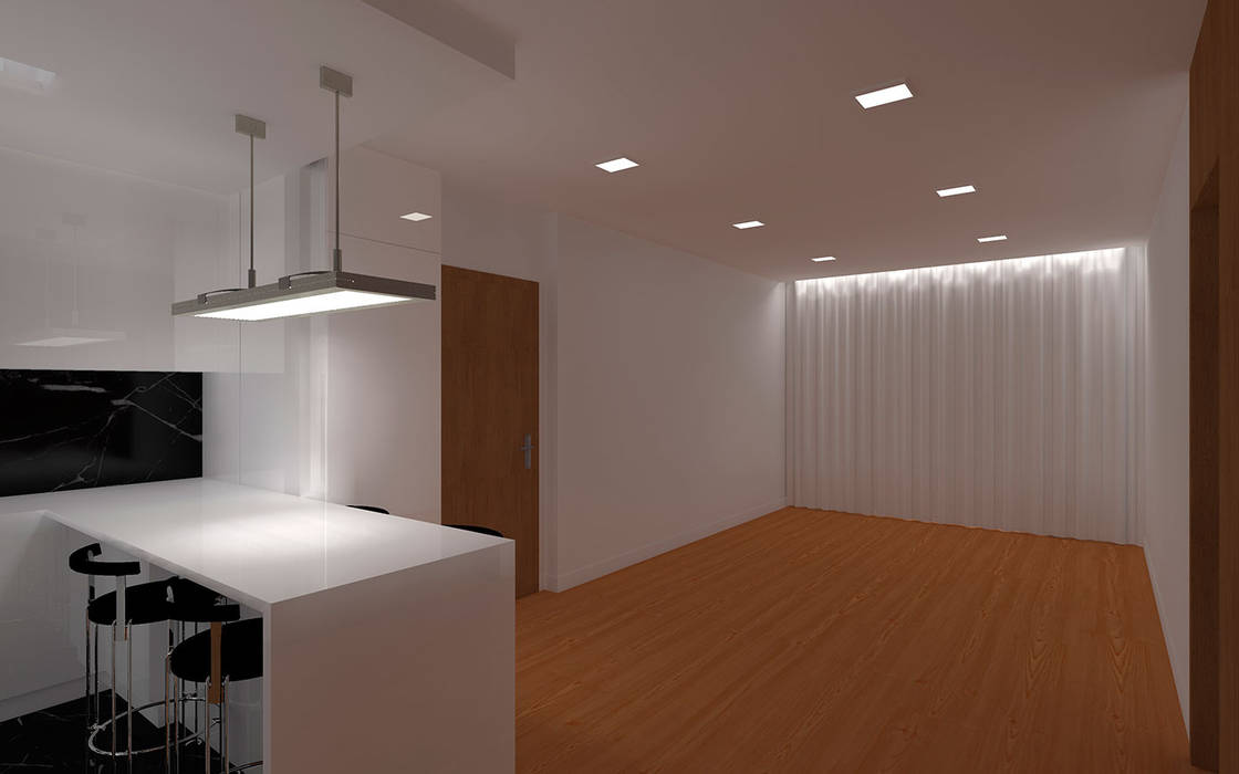 RHARQUITECTOS غرفة المعيشة