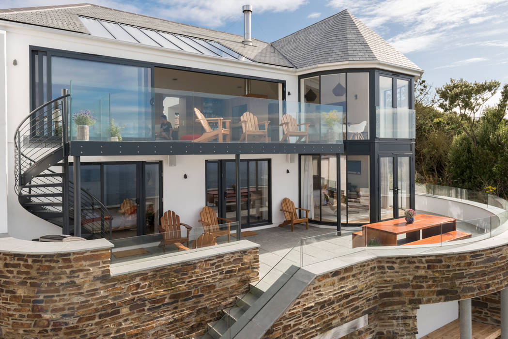 Gwel-An-Treth, Sennen Cove, Cornwall, Laurence Associates Laurence Associates 現代房屋設計點子、靈感 & 圖片