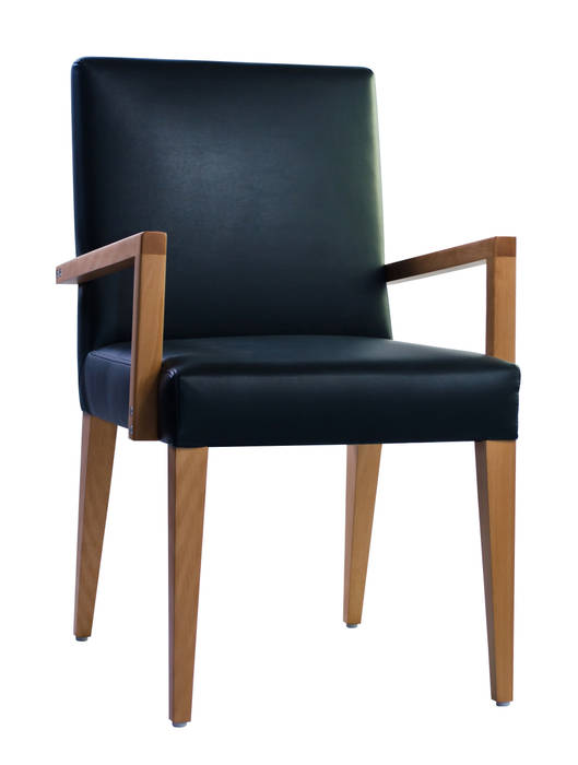 Silla - Zafra diesco Salones modernos Compuestos de madera y plástico Bancos y sillas